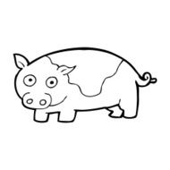 Cartoon Pig N78