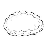 cartoon decorative cloud N57
