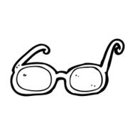 Cartoon Glasses N67