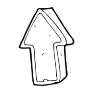 cartoon arrow symbol N18