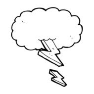 Cartoon Thundercloud N36