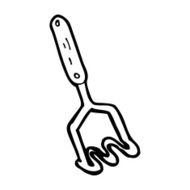 cartoon potato masher N26