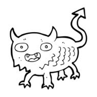 cartoon little demon N37