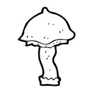 cartoon mushroom N125