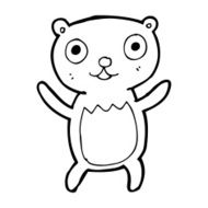 cartoon teddy bear N409
