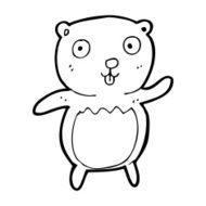 cartoon teddy bear N410