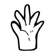 cartoon hand symbol N56
