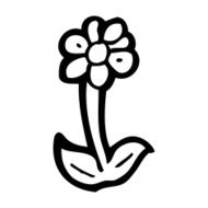 cartoon flower symbol N30