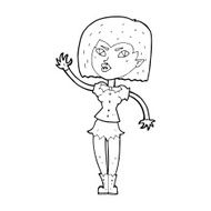 cartoon pretty vampire girl N39