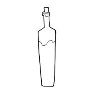 cartoon posh bottle N13