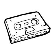 cartoon cassette tape N37