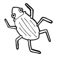 cartoon bug N91