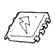 cartoon computer chip N37