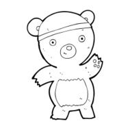cartoon teddy bear N416