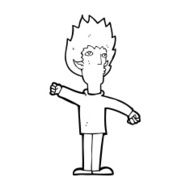 cartoon vampire man N159