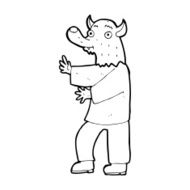 Cartoon Werewolf N49