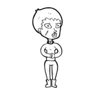 cartoon zombie girl N20