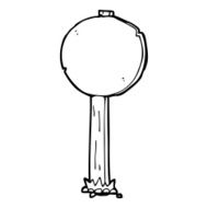 Cartoon Sign Post N94