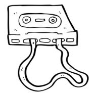 cartoon cassette tape N38