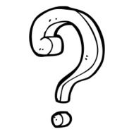 Cartoon Question Mark N44