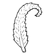 Cartoon Feather N73