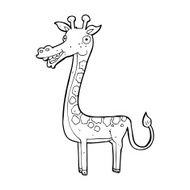 Cartoon Giraffe N51