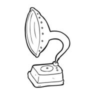 cartoon phonograph N12