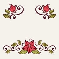 Flourish invitation card N2