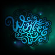 Winter hand lettering N5