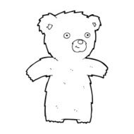 cartoon teddy bear N419