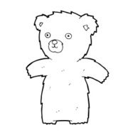 Cute Cartoon Teddy Bear N45