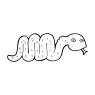 funny cartoon snake N92