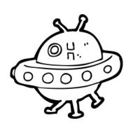 Cartoon UFO N15