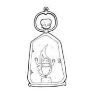 cartoon spooky lantern N45