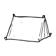 cartoon traditional tent N28