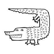 Cartoon Crocodile N112