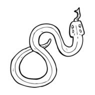 Cartoon Snake N278