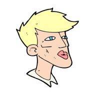 cartoon male model guy N13