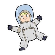 Cartoon Astronaut N181