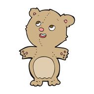 cartoon happy little teddy bear N8