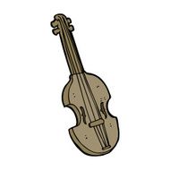 Cartoon Violin N16