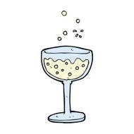 cartoon sparkling wine N5