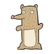 funny cartoon bear N95