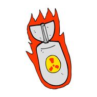 cartoon atom bomb N41