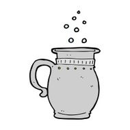 cartoon beer tankard N14