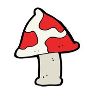 cartoon toadstool N135