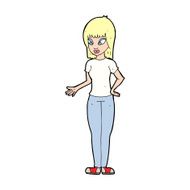 cartoon woman explaining N70