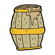 cartoon beer barrel N14