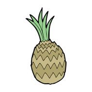 Cartoon Pineapple N19