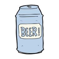 cartoon beer can N22